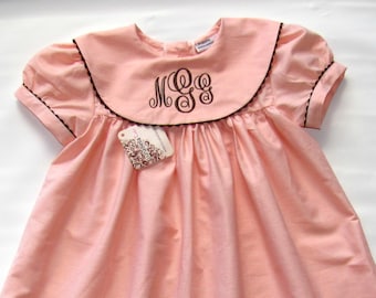 Monogram Dress, Thanksgiving personaliezed Dress,  Girls monogram, Thanksgiving Outfit, Fall Dresses, Monogrammed Dress