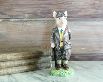 Beswick Gentleman Pig Figurine