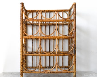 Vintage Bamboo Wine Rack