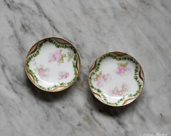 Antique Limoges French Porcelain Butter Pats