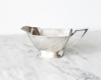 Vintage Silver Plated Gravy Boat