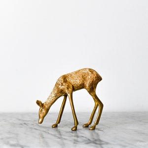 Brass Deer Figurine image 3