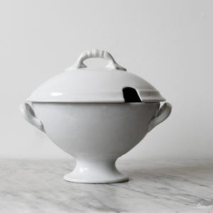 Antique Ironstone Small Tureen