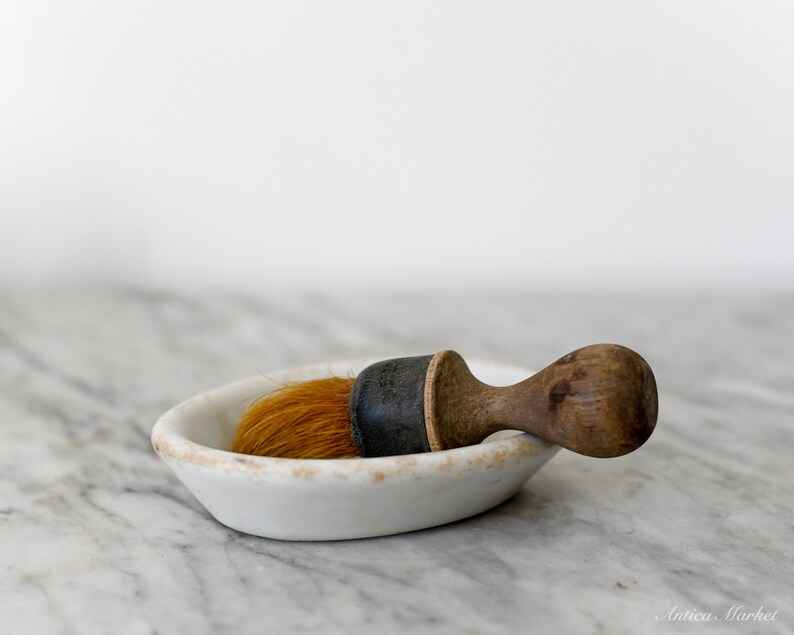 Vintage Rubberset Shaving Cream Brush Etsy