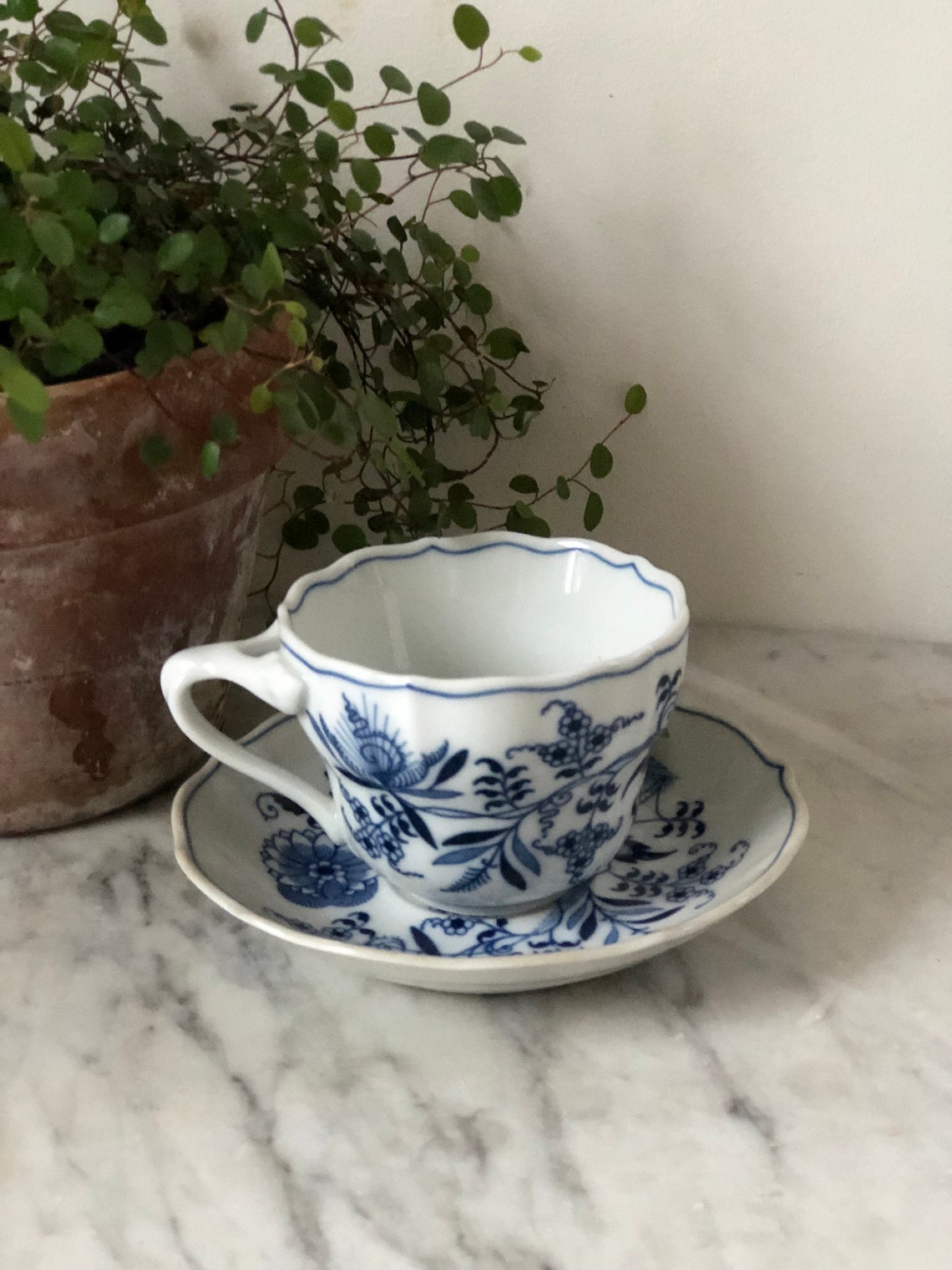 blue danube cup and saucer