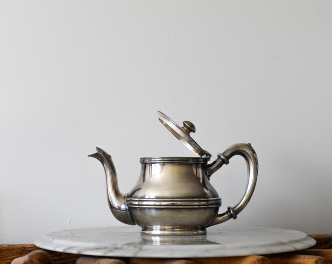 Vintage U.S. Senate Silver Soldered Teapot Etsy