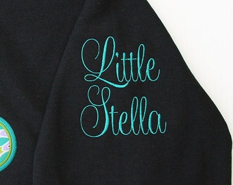 Add Extra Text or Sorority Name to Sleeve
