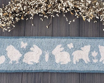 Easter Blessings Primitive Rug Hooking Pattern, Full Size PAPER Pattern, 6" X 28" Beginner