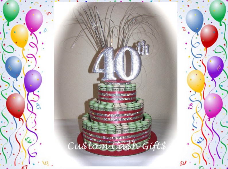 Money Cake For Any Occasion Gift Etsy