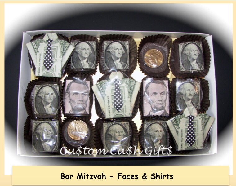 MONEY GIFT Made with Real Money. Bar Mitzvah BoxOBucks