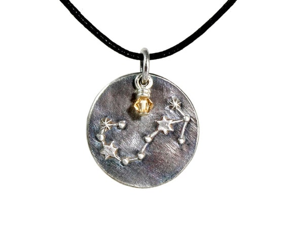 Buy Scorpio Constellation Zodiac Fine Silver Pendant With