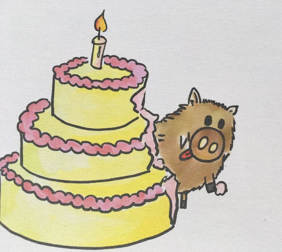 Fetes Occasions Speciales Cartes De Voeux Papeterie 3d Holographique Carte D Anniversaire Drole Singe Orang Outang Gateau Carte De Vœux Urbanbat Org