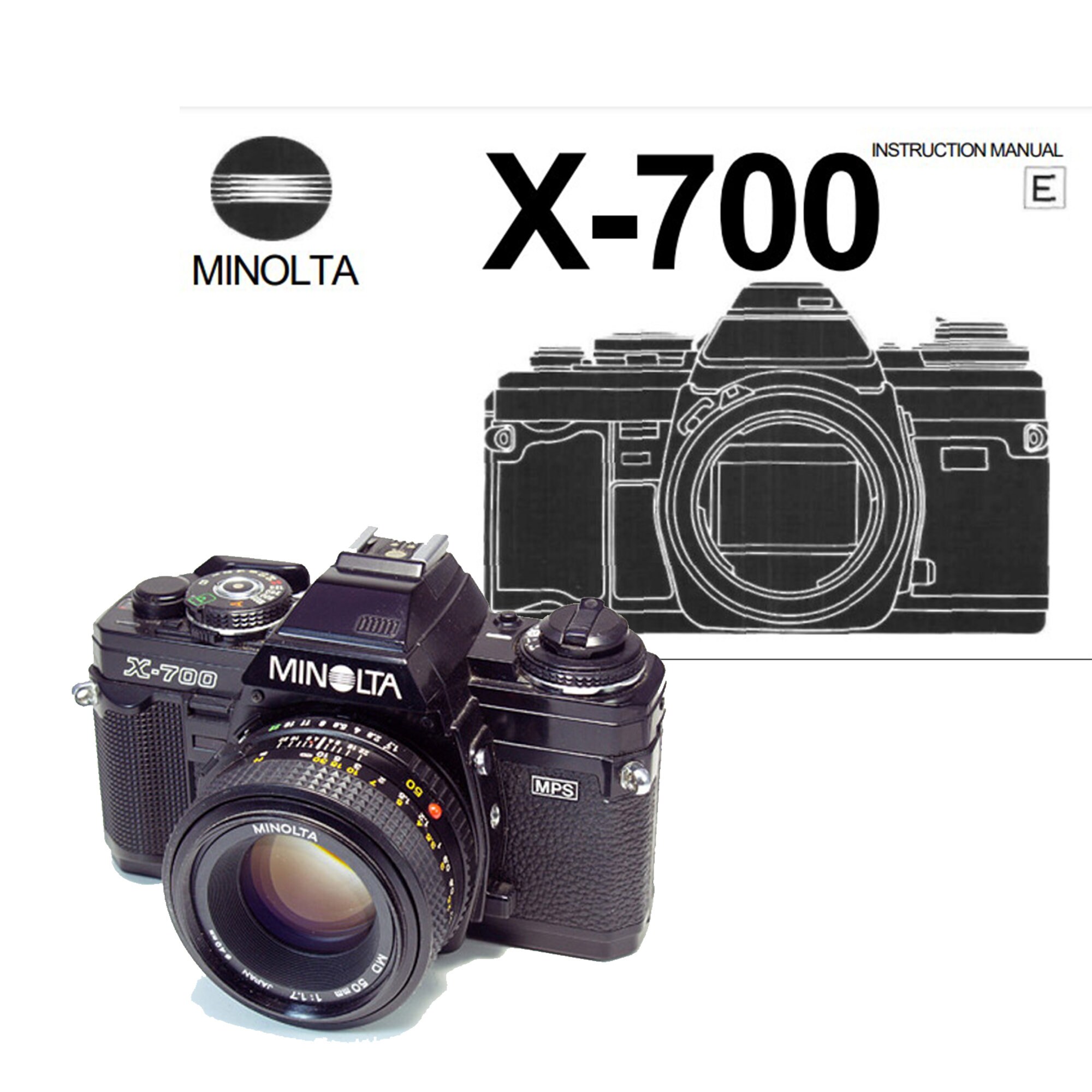 Minolta X-700 Original User Manual PDF instant Download - Etsy