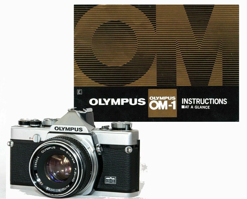 Olympus OM1 Original User Manual Pdfinstant Download Etsy