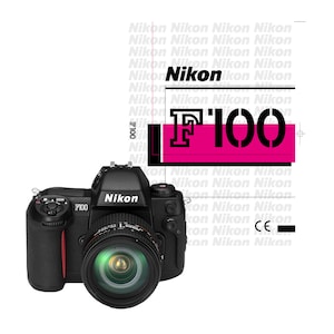 Nikon F100 Original User Manual 1976 PDF (instant download)