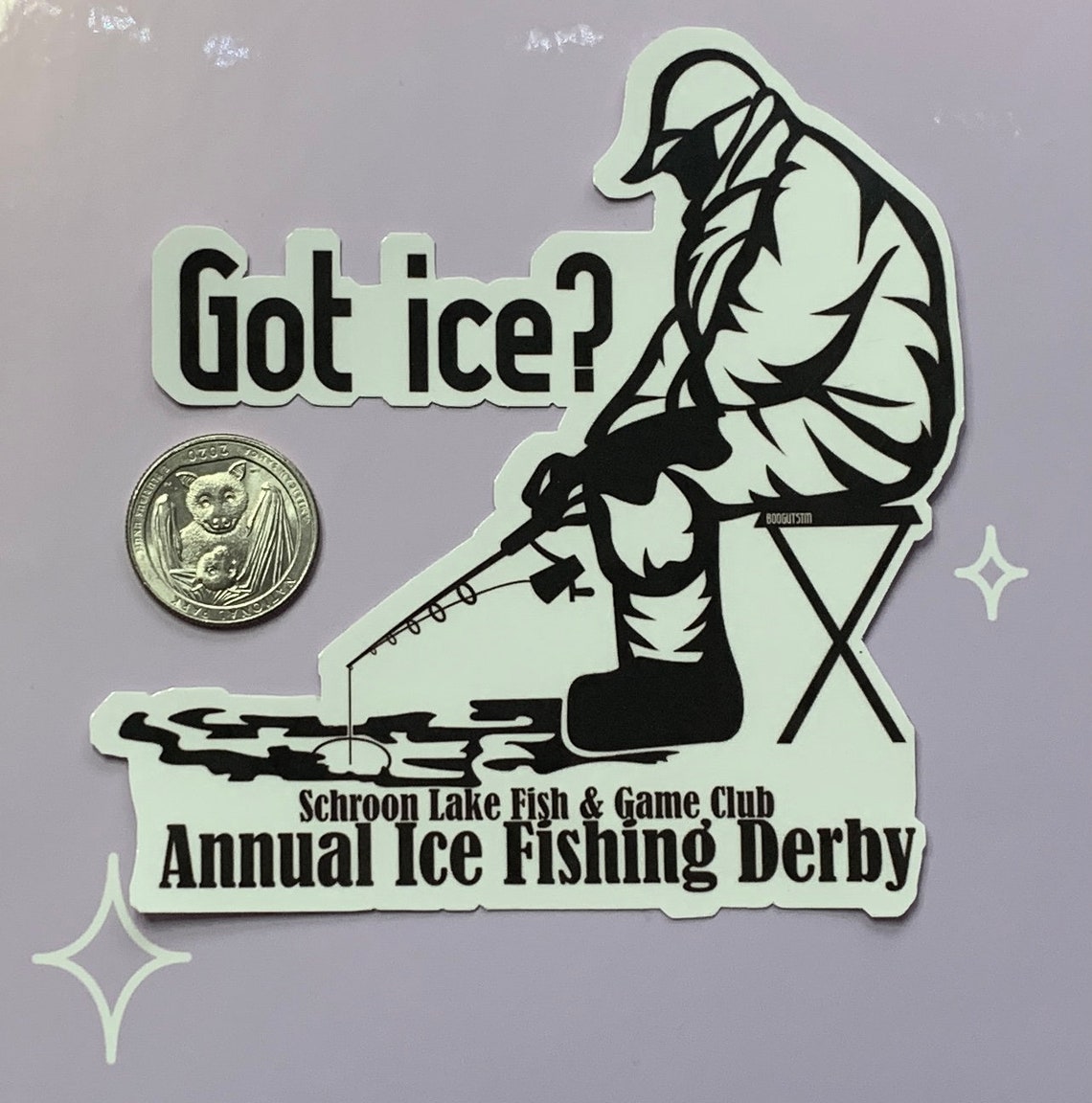Got Ice Ice Fishing Schroon Lake Sticker Derby Etsy