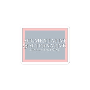 Augmentatieve en alternatieve communicatie - OC- Spraaktaalpathologie - SLP - Bubble-free stickers