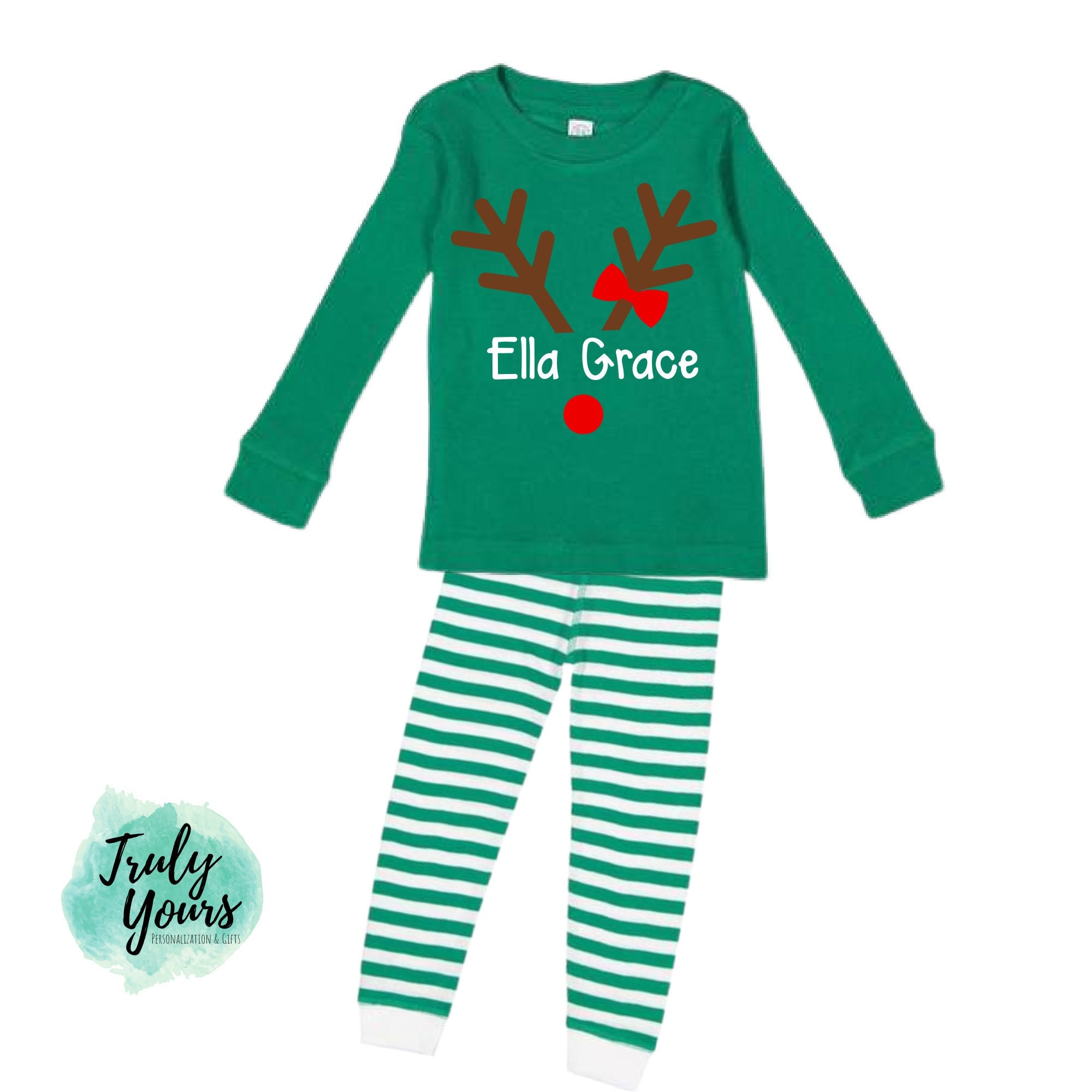 Toddler Christmas Pajamas - Etsy