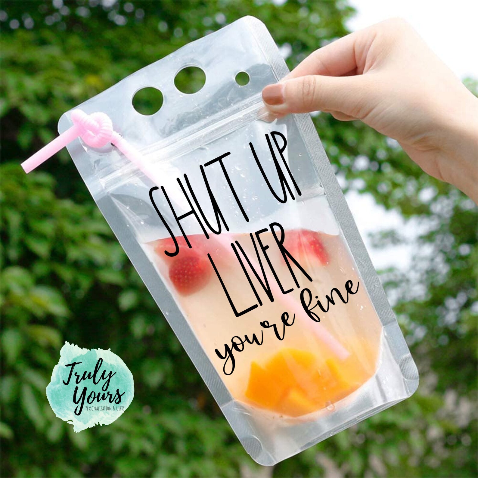 Personalized Drink Pouches Adult Beverage Drink Pouches Etsy