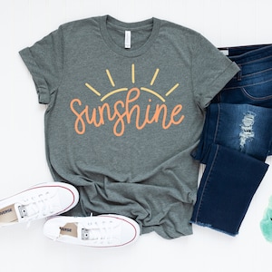 Sunshine Tee | Summer Tshirt  | Hello Sunshine | Sunshine |  Sunshine T-shirt | Gift for Her