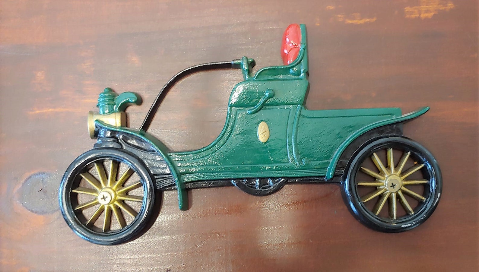 Vintage Sexton Metal Wall Plaques Antique Cars on Wood - Etsy