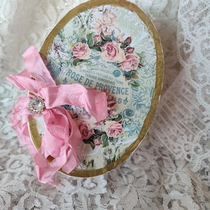 Decorative Paper Mache Box Paris / French Theme