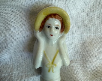 Vintage / Antique Porcelain Half Doll