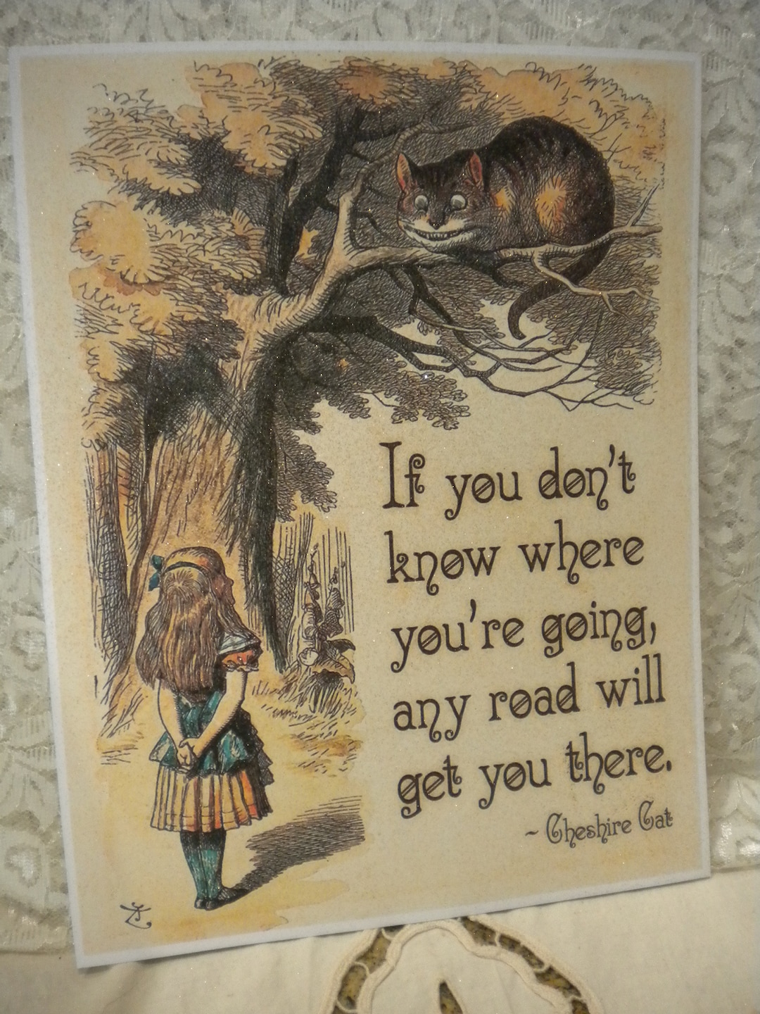 Alice in Wonderland Cheshire Cat Quotes Posters (5) - Etsy