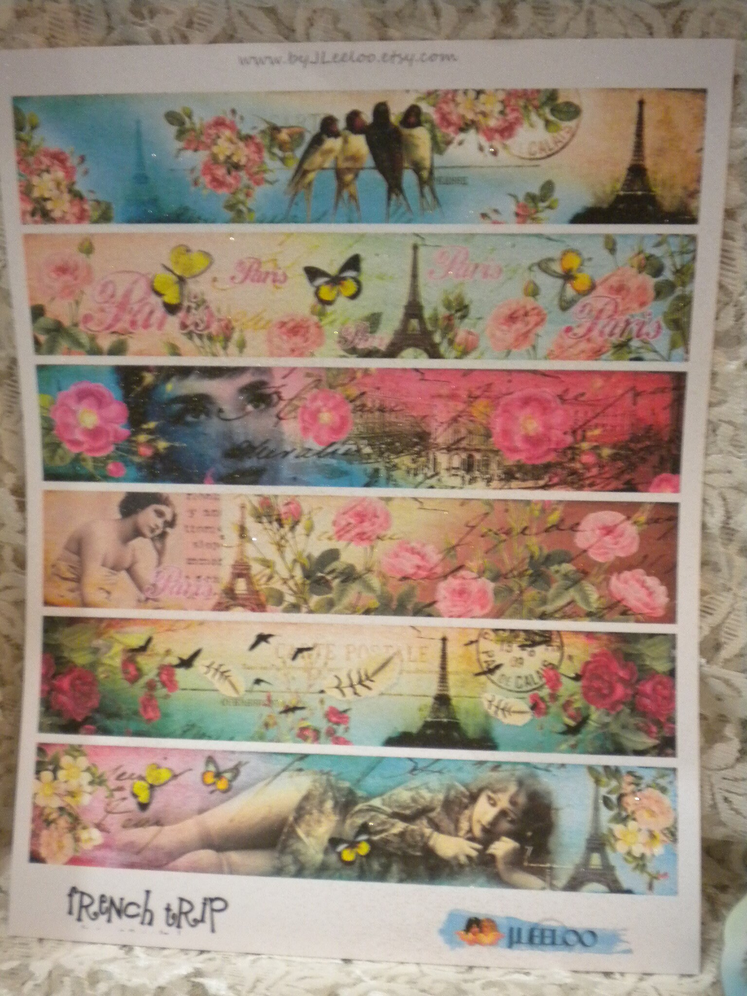 Old Roses Wrapperz Shabby Chic /vintage Women Roses Wrappers / Labels (6) - Etsy
