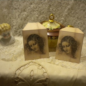Vintage Da Vinci Inspiration Tea Bag Envelopes (6)