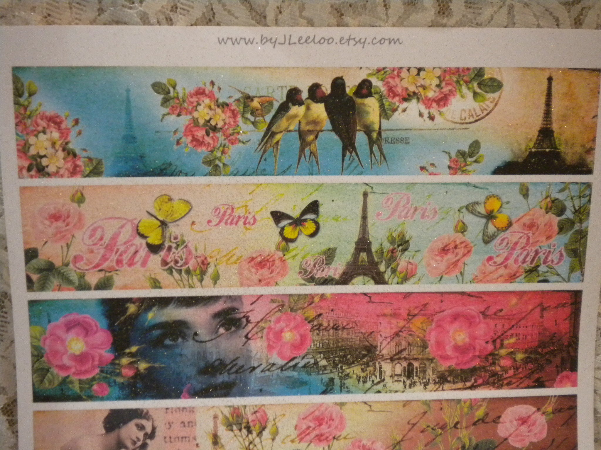 Old Roses Wrapperz Shabby Chic /vintage Women Roses Wrappers / Labels (6) - Etsy