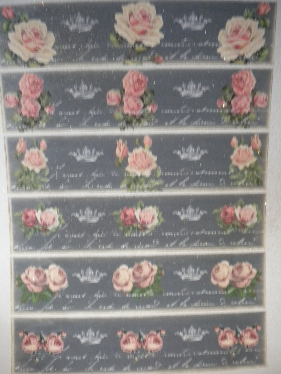 Old Roses Wrapperz Wrappers Shabby Roses Printed on Sticker Paper - Etsy