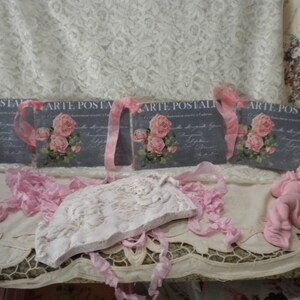 Shabby Chic Vintage / French / Paris Tags (4) - Etsy