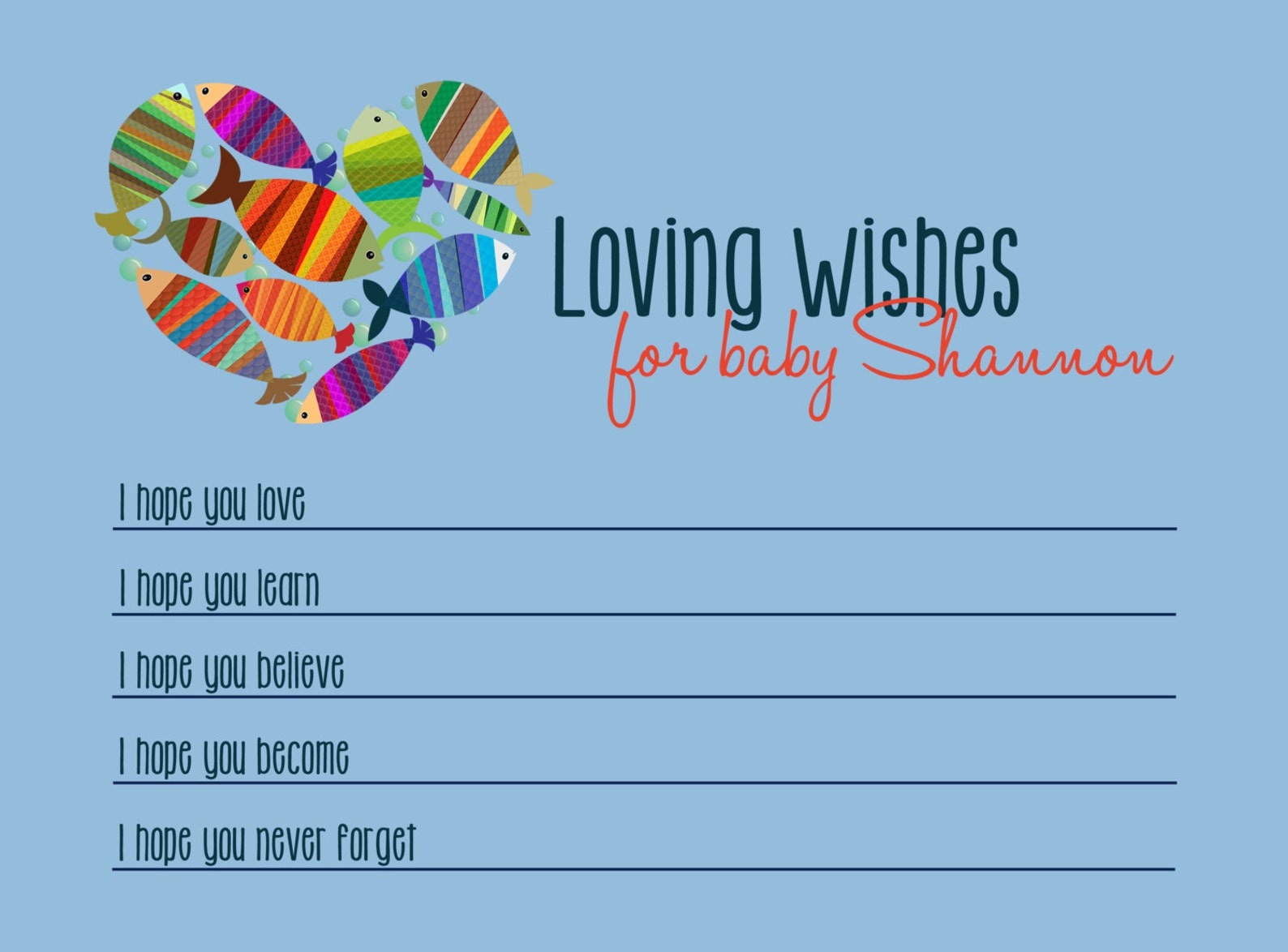 Baby Shower Advice Cards Baby Wishes It's Official Etsy