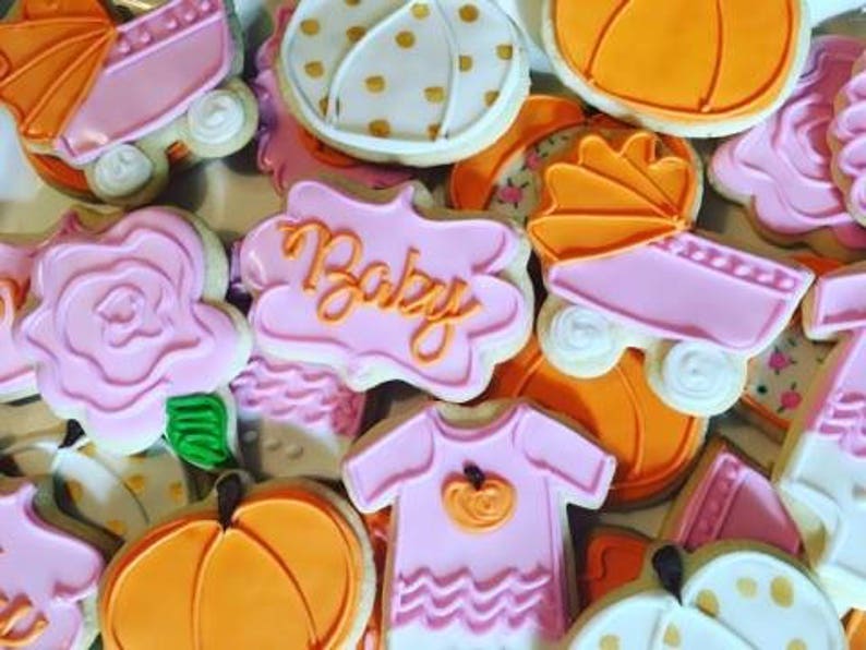 1 Dozen Little Pumpkin Fall Harvest Baby Shower Cookies Etsy 1 Dozen Little Pumpkin Fall Harvest Baby Shower Cookies Etsy