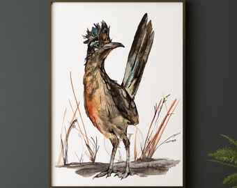 Roadrunner bird Art Painting
