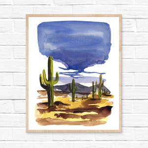 Arizona Watercolor Print