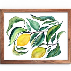 Lemon Fruit Wall Art Painting