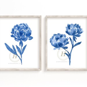 Flower Watercolor Prints Floral Art