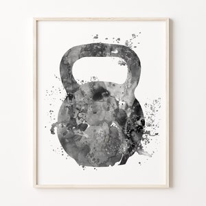 Fitness Kettlebell Gemälde