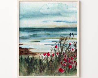 Beach Landscape Painting