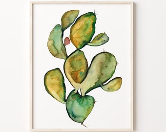 Cactus Print: Botanical Wall Art