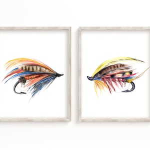 Fishing Flies Painting