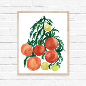 Tomato Watercolor Print