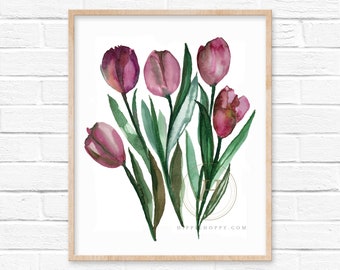 Tulip Flowers Print