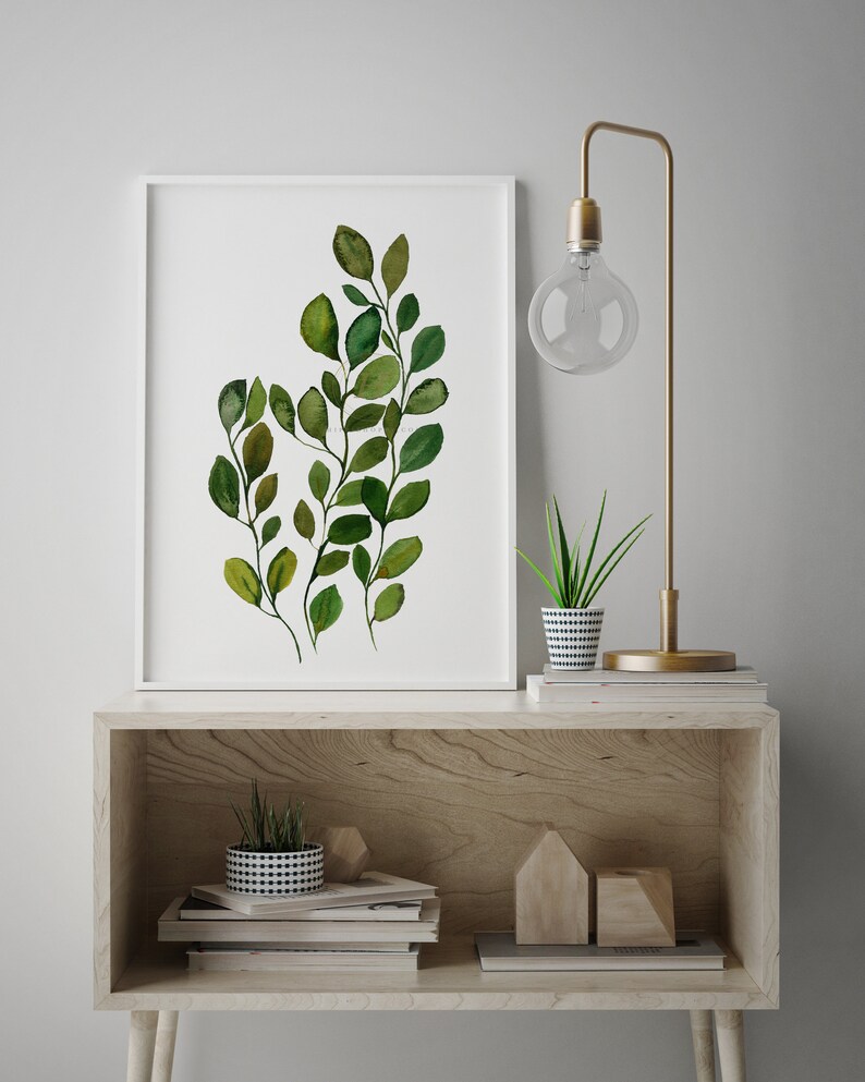 Botanical Art Print Botanical Art Prints Eucalyptus Wall Art Eucalyptus Leaves Eucalyptus Print Botanical Print Botanical Wall Art
