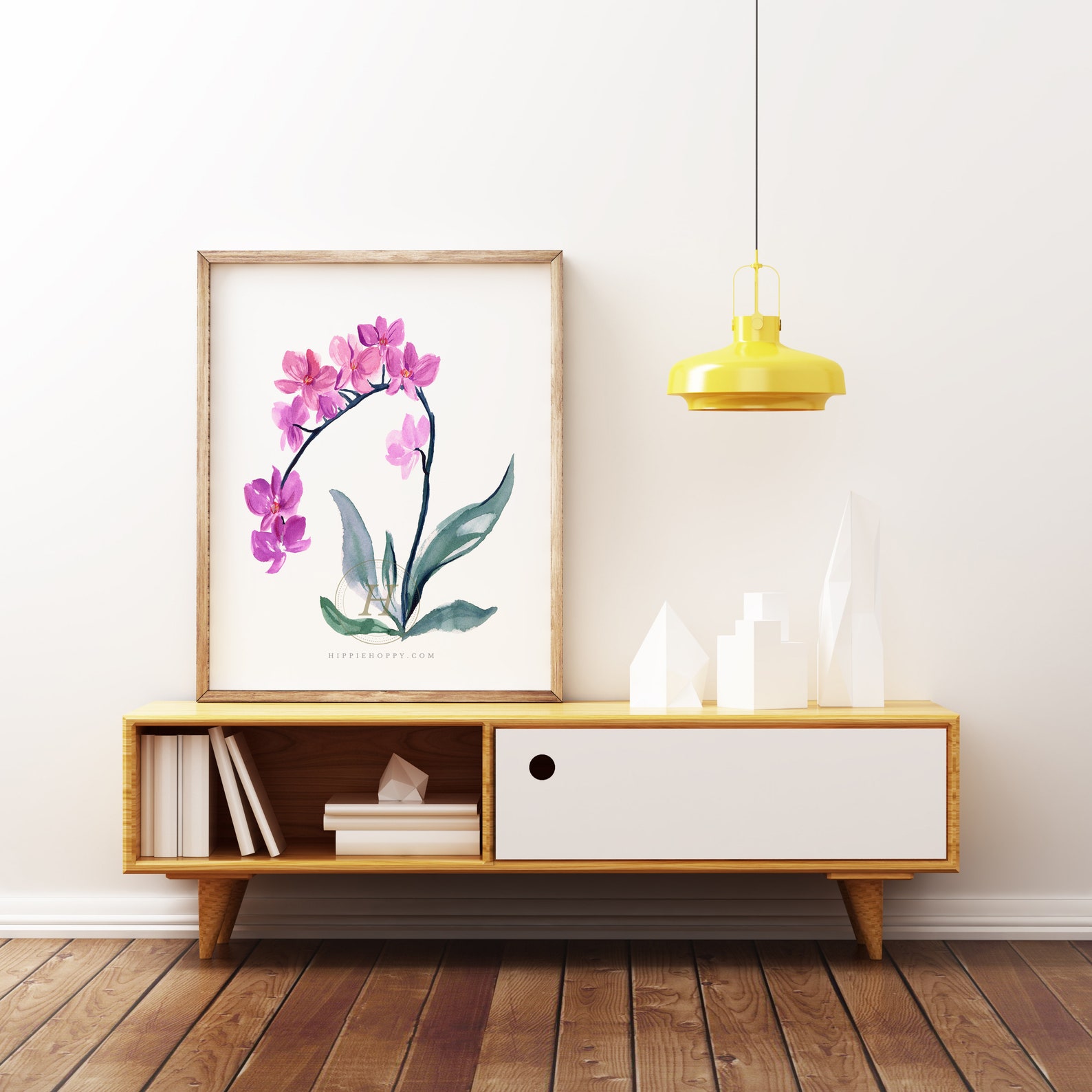 Orchid Watercolor Print - Etsy