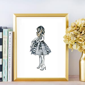 Fashion Watercolor Print