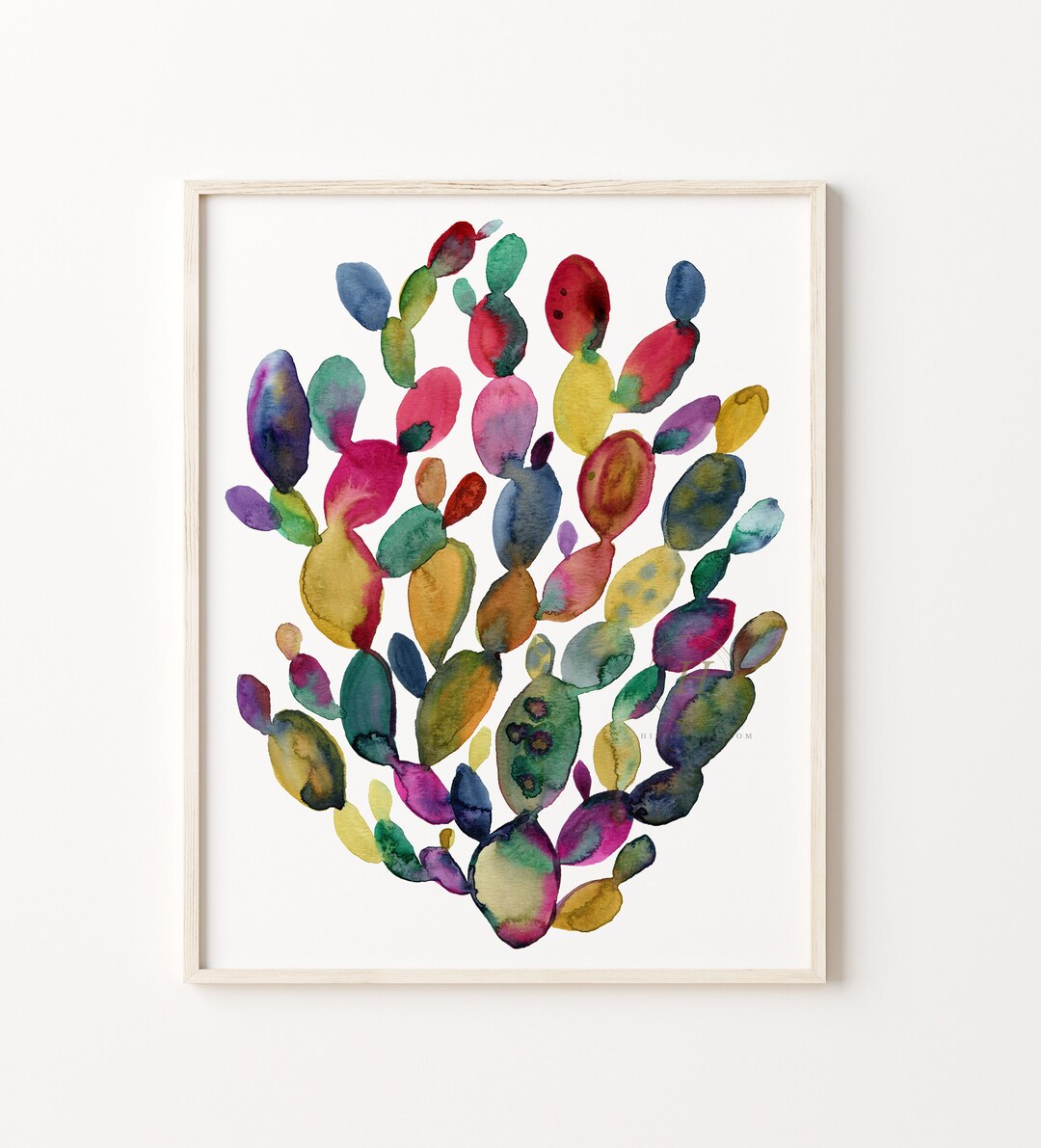 Cactus Watercolor Print Desert Plant Cacti Art - Etsy