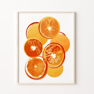 Oranges Painting, Kitchen Wall Decor